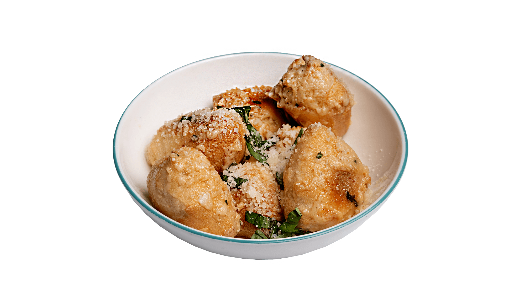 Hot Garlic Knots mit Knoblauchbutter und Parmesan bei TAMTAM Hamburg