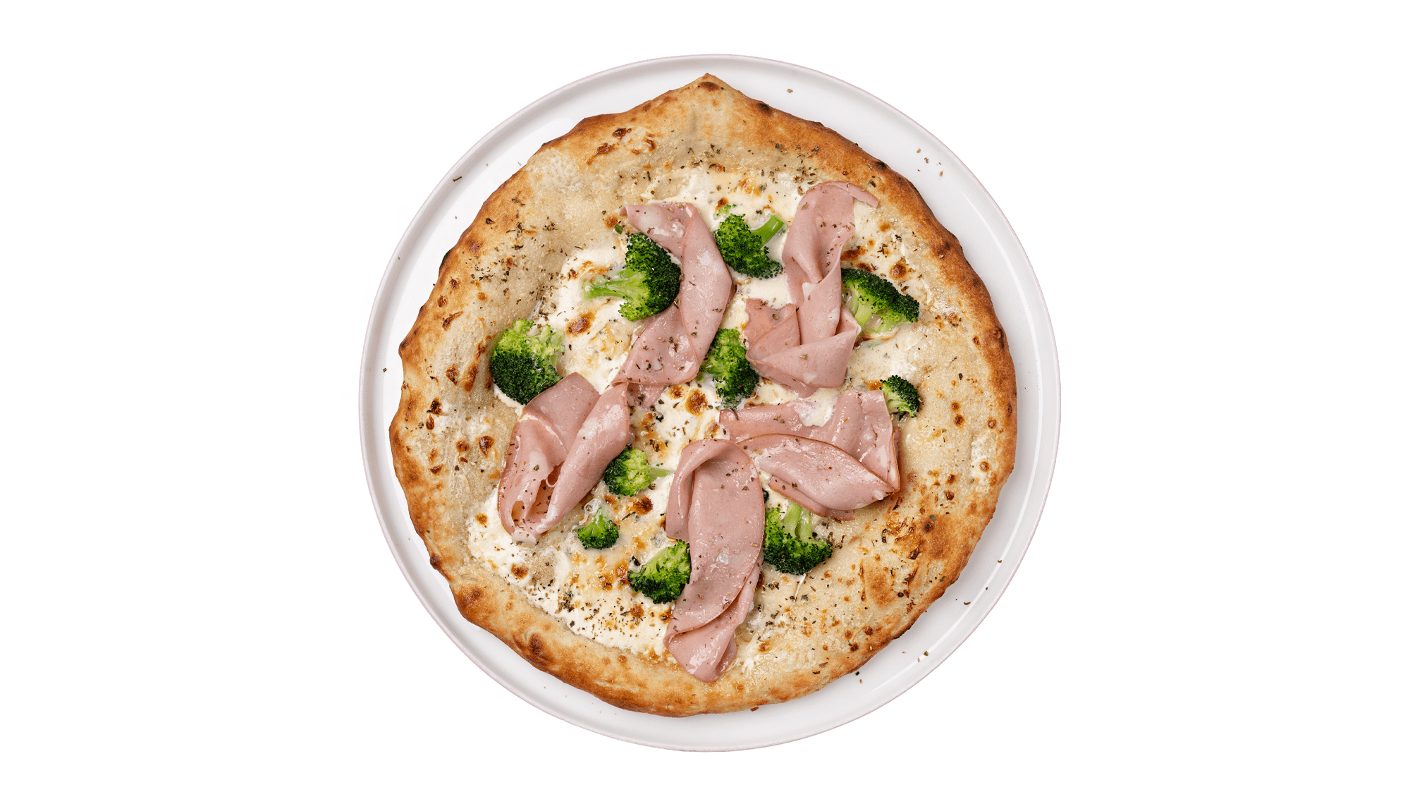 Pizza Bologna mit Mortadella IGP und Brokkoli bei TAMTAM Hamburg